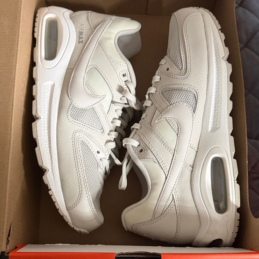 Nike White Air Max Retro-Style Sneakers